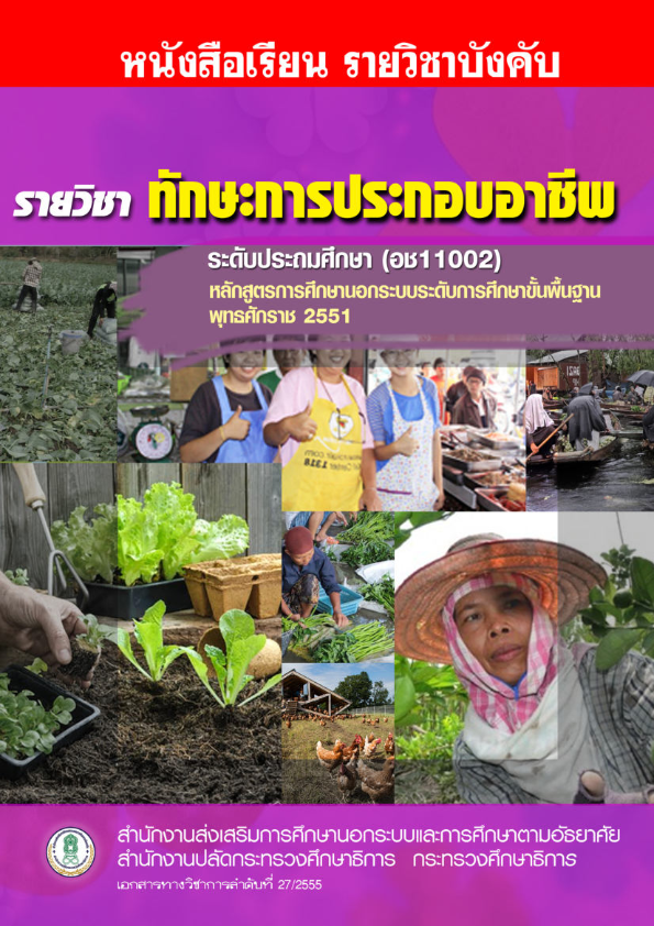อช11002 ทักษะการประกอบอาชีพ